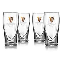 Guinness | Embossed Irish Pint Glass 4 Pack Product Image