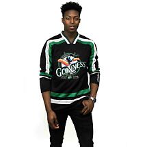 Irish Shirt | Guinness® Toucan Black and Green Hockey Jersey  Product Image