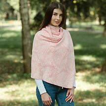 Alternate image for Irish Shawl | Newgrange Fern Cotton Wrap