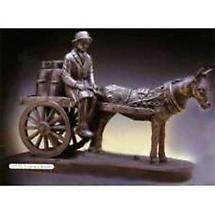 Rynhart Bronze Sculpture - Creamery Bound Sculpture by Jeanne Rynhart Product Image