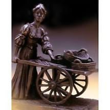 Rynhart Bronze Sculpture - Molly Malone Sculpture by Jeanne Rynhart Product Image