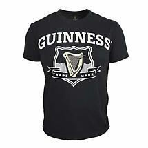 Irish T-shirts | Guinness Black Trademark Label Tee Product Image