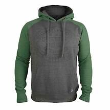 Irish Sweatshirts | Guinness Grey & Green Pullover Hooded Sweatshirt Product Image
