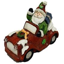 Irish Christmas | Santas New Wheels Light Up LED Ornament Product Image
