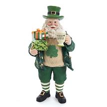Irish Christmas | Musical Irish Coffee Santa Figurine Product Image