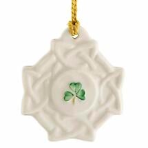 Irish Christmas | Belleek Pottery Celtic Knot Ornament Product Image