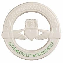 Belleek Pottery | Claddagh Love Loyalty Friendship Wall Plaque Product Image