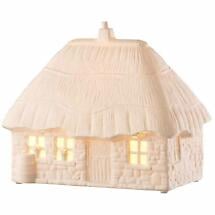 Alternate image for Belleek Pottery | Thatched Cottage Luminaire