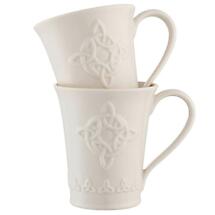 Celtic Trinity Knot Mugs Set of 2 | Belleek Irish Pottery Product Image