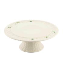 Alternate image for Belleek Pottery | Irish Shamrock Cake Stand