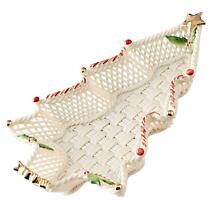 Belleek Pottery | Irish Christmas Tree Basket Product Image