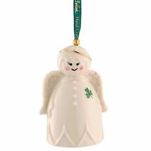 Irish Christmas | Belleek Pottery Angel Bell Ornament Product Image