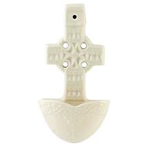 Belleek Pottery | Celtic Cross Holy Water Font Product Image