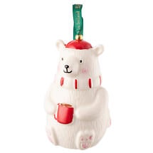 Alternate image for Irish Christmas | Belleek Pottery Polar Bear Ornament