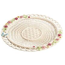 Belleek Pottery | Summer Basketweave Plate Product Image