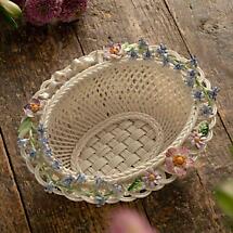 Alternate image for Belleek Pottery | Irish Woodland Ribbon Basket