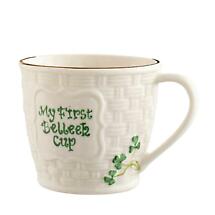 Belleek Pottery | My First Belleek Cup Shamrock Keepsake Product Image