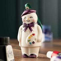 Alternate image for Irish Christmas | Belleek Artist Snowman Ornament