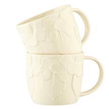 Belleek Pottery | Hydrangea Irish Mugs Set of 2 Product Image