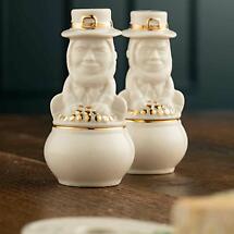 Alternate image for Belleek Pottery | Irish Leprechaun Salt & Pepper Set