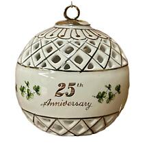 Alternate image for Irish Ornament | Shamrock Irish Wedding Anniversary Christmas Bauble