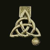 Irish Doorknocker | Brass Celtic Trinity Knot Door Knocker Product Image