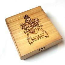 Irish Coat of Arms | Personalized Wooden Box Product Image