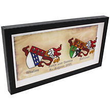Alternate image for Irish Coat of Arms Hand Painted Double Heraldic Box Frame