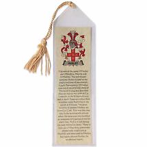 Irish Coat of Arms Family Crest Bookmark Product Image