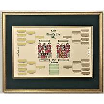 Alternate image for Irish Coat of Arms | Our Family Tree with Children Framed Print