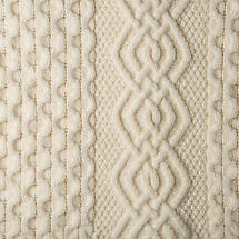 Alternate image for Irish Throw | Honeycomb Merino Wool Aran Knit Throw