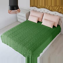 Alternate image for Irish Throw | King Size Merino Wool Cable Knit Throw