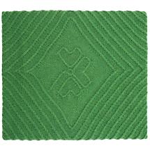 Alternate image for Irish Throw | Merino Wool Shamrock Design Throw