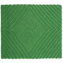 Alternate image for Irish Throw | Merino Wool Shamrock Design Throw