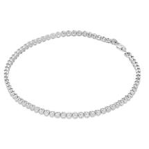 Irish Bracelet | 9k White Gold Crystal  Tennis Bracelet Product Image
