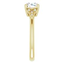 Alternate image for Irish Engagement Ring | Aoibhe 14k Yellow Gold 1ct Diamond Celtic Trinity Knot Ring