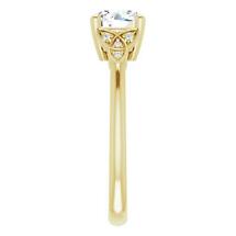 Alternate image for Irish Engagement Ring | Aoibhe 14k Yellow Gold 1ct Diamond Celtic Trinity Knot Ring