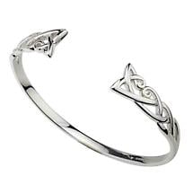 Alternate image for Celtic Bracelet - Sterling Silver Torc Bangle