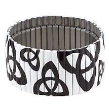 Alternate image for Celtic Bracelet | Trinity Knot Wide Irish Stretch Bangle