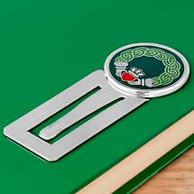 Alternate image for Irish Bookmark | Celtic Book of Kells Claddagh Book Mark
