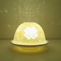 Irish Home | Porcelain Starlight Lucky Irish Shamrock Votive Product Image
