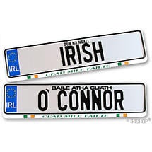 Personalized Irish License Plates Product Image