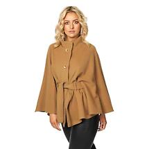 Cashmere Blend Belted Irish Cape Product Image