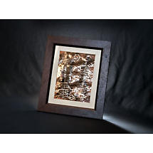 Personalized Irish Gift - Ogham Celtic Double Name Framed Copper Wall Hanging Product Image