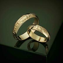 Alternate image for Claddagh Ring - Ladies 14k Gold Claddagh Wedding Band