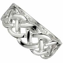 Alternate image for Celtic Ring - Ladies Sterling Silver Woven Celtic