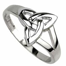 Alternate image for SALE | Trinity Knot Ring | Ladies Sterling Silver Trinity Knot