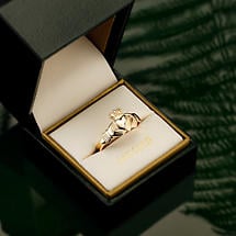 Alternate image for Claddagh Ring - Ladies 14k Yellow Gold Claddagh Ring