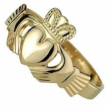 Claddagh Ring - Ladies 14k Yellow Gold Claddagh Ring Product Image