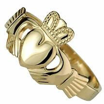 Claddagh Ring - Maids 10k Yellow Gold Claddagh Ring Product Image
